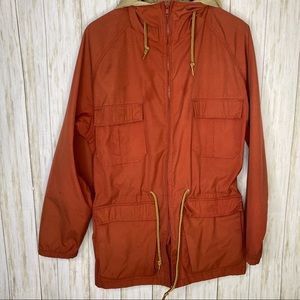 Woolrich Lightweight hooded utility jacket Large